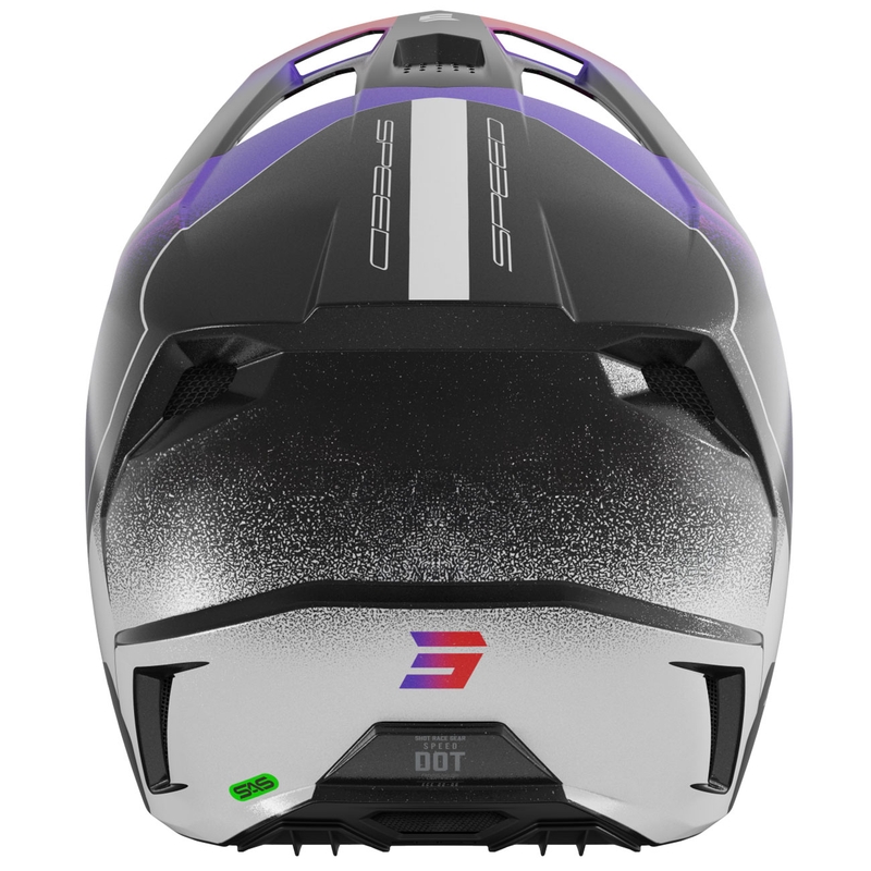 Cască de motocross Shot Speed Olymp pentru copii, violet perlat
