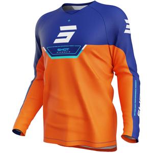 Tricou motocross Shot Draw Daytona pentru copii, portocaliu