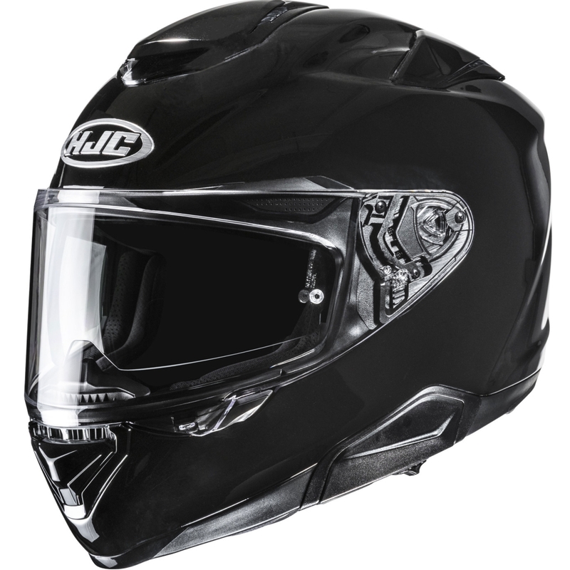 Cască integrală pentru motocicletă HJC RPHA 72 Solid, neagră metalică