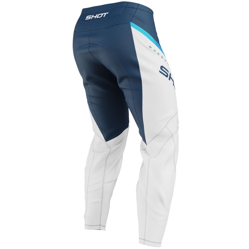 Pantaloni motocross Shot Draw Daytona pentru copii, albaștri