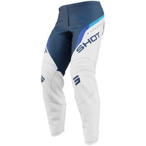 Pantaloni motocross Shot Draw Daytona pentru copii, albaștri