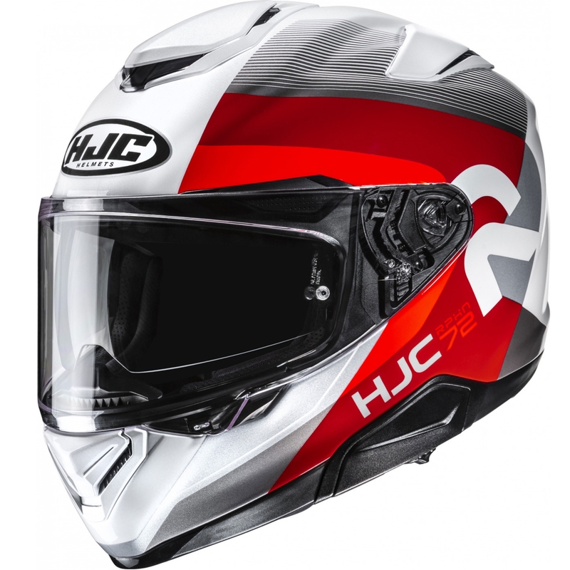 Cască integrală pentru motocicletă HJC RPHA 72 Phyta MC1 gri-alb-roșu