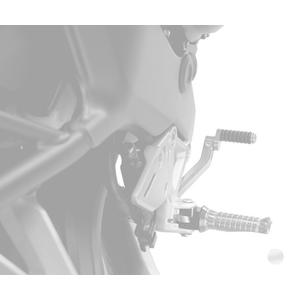 Brake foot pedal PUIG 22395P argintiu ajustabila