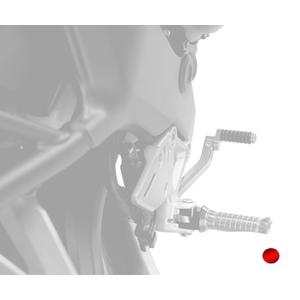 Brake foot pedal PUIG 22395R Rosu ajustabila