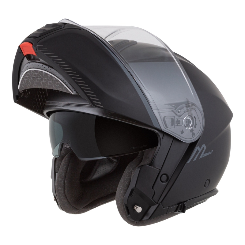 Cască de motocicletă Cassida Modulo 2.1 Compass flip-up, negru mat-gri