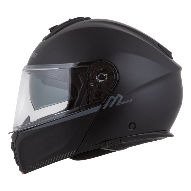 Cască de motocicletă Cassida Modulo 2.1 Compass flip-up, negru mat-gri
