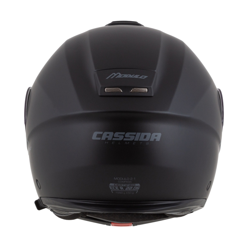 Cască de motocicletă Cassida Modulo 2.1 Compass flip-up, negru mat-gri