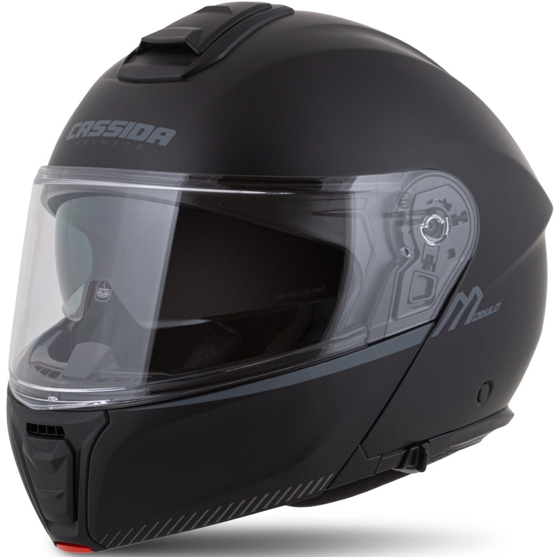Cască de motocicletă Cassida Modulo 2.1 Compass flip-up, negru mat-gri