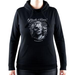 Hanorac de damă Black Heart Dirty Queen negru