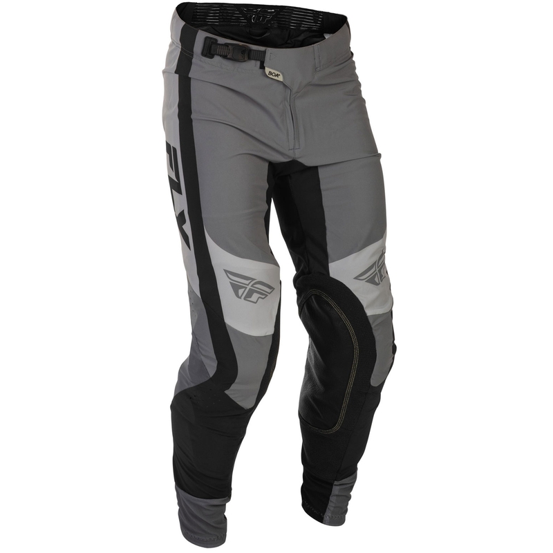Pantaloni motocross FLY Racing Lite gri-negru