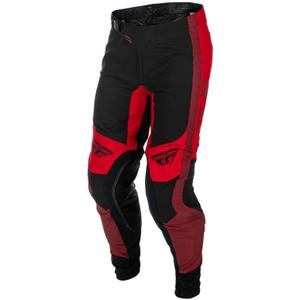 Pantaloni motocross FLY Racing-USA Lite negru-roșu
