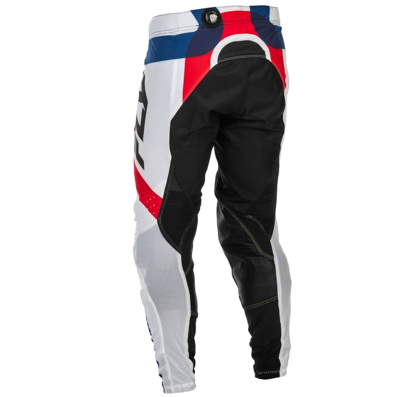 Pantaloni motocross FLY Racing-USA Lite Se Glory roșu-alb-albastru