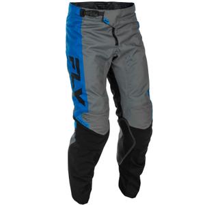 Pantaloni motocross FLY Racing - USA Kinetic albastru-gri-negru