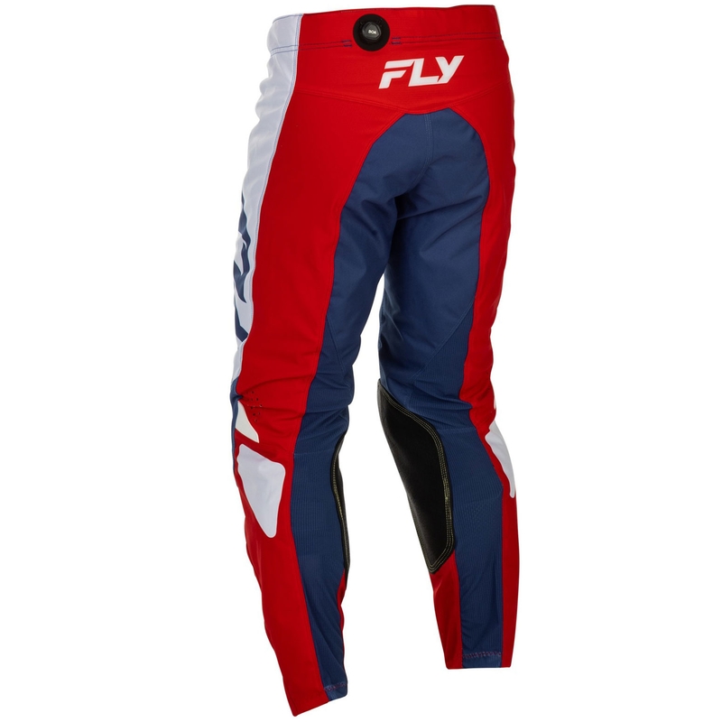 Pantaloni motocross FLY Racing - USA Kinetic roșu-alb-albastru