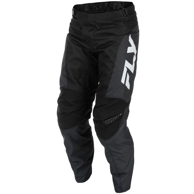 Pantaloni motocross FLY Racing - USA F-16 negru-alb