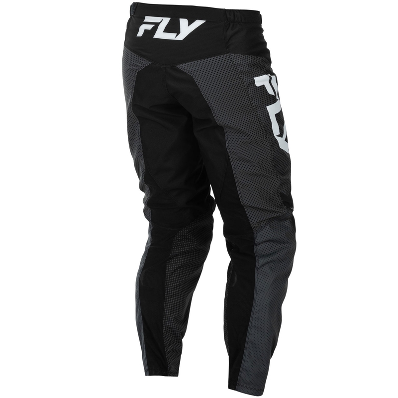 Pantaloni motocross FLY Racing - USA F-16 negru-alb