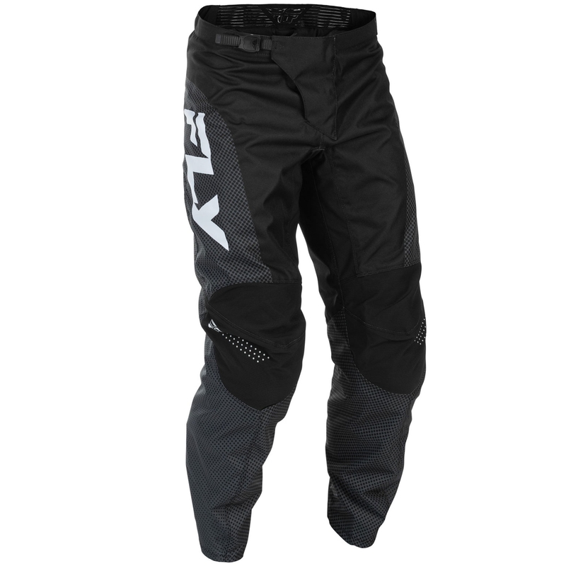 Pantaloni motocross FLY Racing - USA F-16 negru-alb