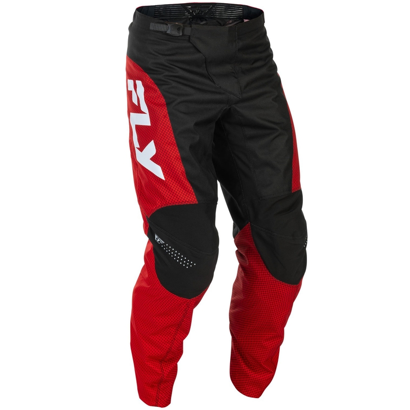Pantaloni motocross FLY Racing - USA F-16 roșu-negru-alb