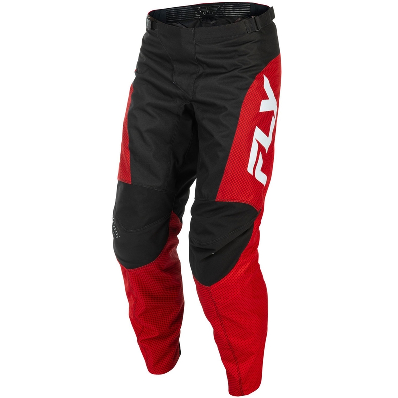 Pantaloni motocross FLY Racing - USA F-16 roșu-negru-alb