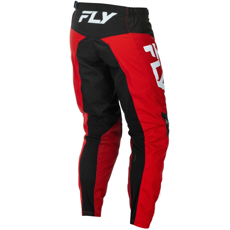 Pantaloni motocross FLY Racing - USA F-16 roșu-negru-alb