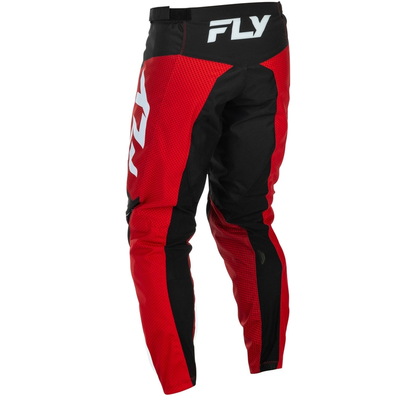 Pantaloni motocross FLY Racing - USA F-16 roșu-negru-alb