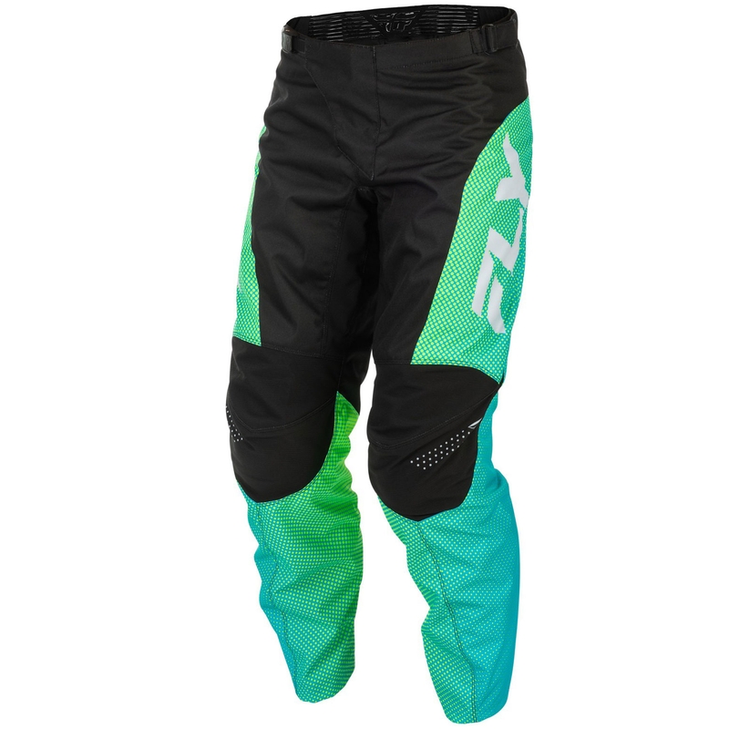 Pantaloni motocross FLY Racing - USA F-16 albastru-negru-alb