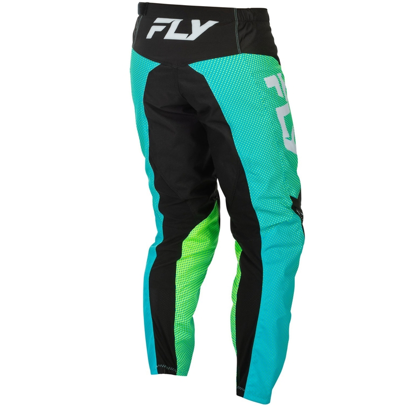 Pantaloni motocross FLY Racing - USA F-16 albastru-negru-alb