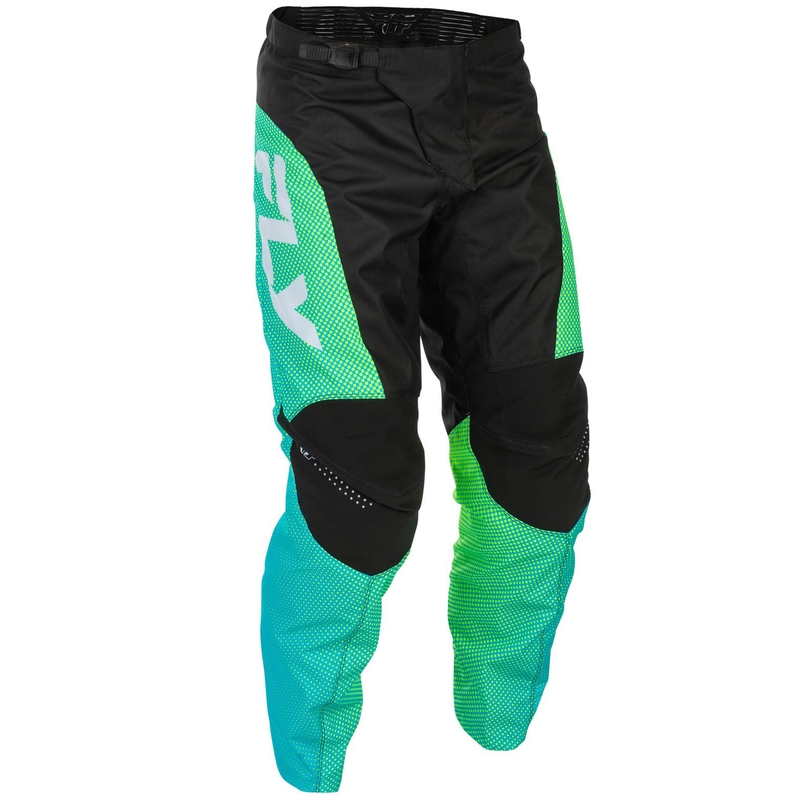 Pantaloni motocross FLY Racing - USA F-16 albastru-negru-alb