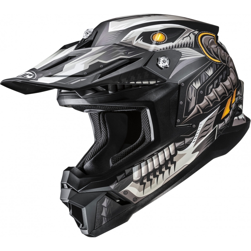 Cască motocross HJC C50 Mecha Beast MC5SF negru-gri