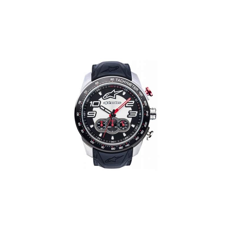Alpinestars Tech Chrono Steel negru și roșu ceas