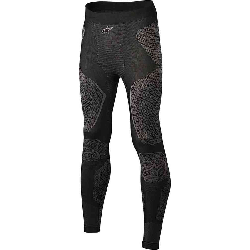Pantaloni termici Alpinestars pentru bărbați Ride Tech de iarnă gri și negru Alpinestars pentru bărbați
