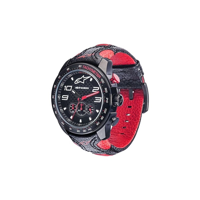 Alpinestars Tech Race Chrono negru și roșu ceas