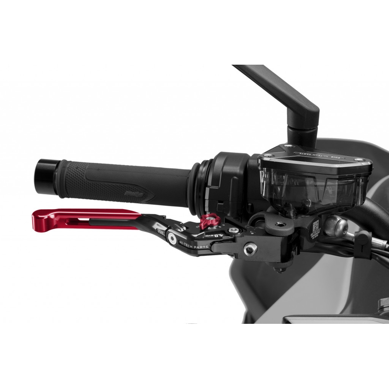 Maneta de frana fara adaptor PUIG 4.0 extendable folding red/red