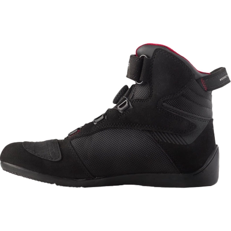 Ghete moto pentru femei Shima Exo Vented negru-gri-roșu