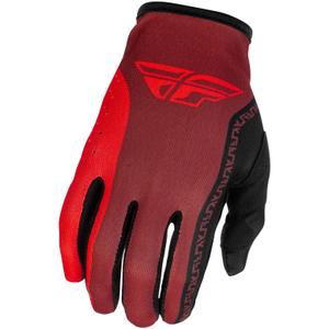 Mănuși motocross FLY Racing - USA Lite negru-roșu