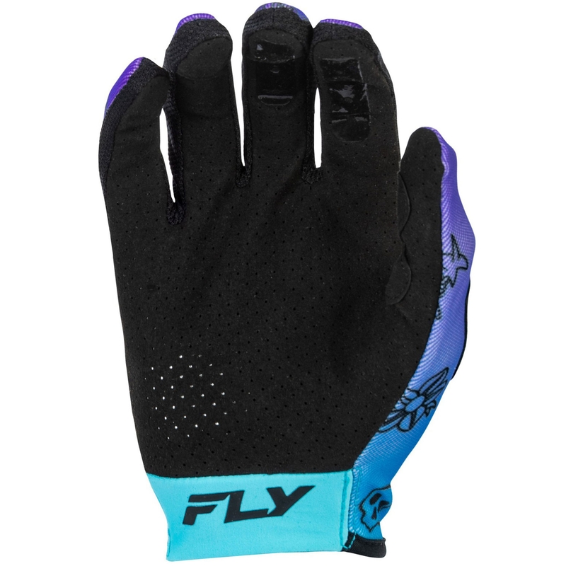Mănuși motocross FLY Racing - USA Lite Outline violet-albastru-negru