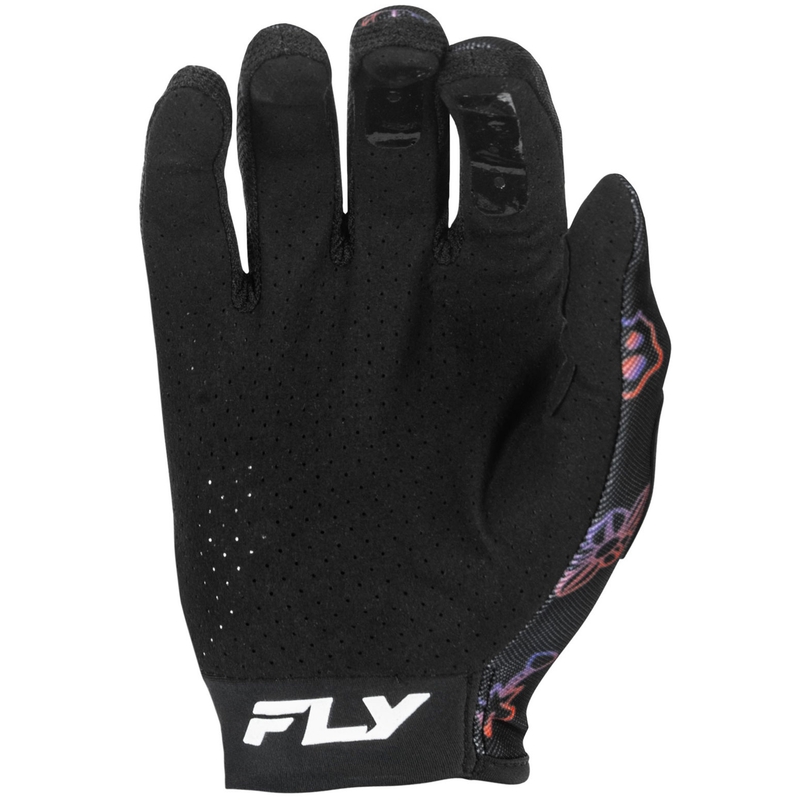 Mănuși motocross FLY Racing - USA Lite Outline negru-roșu-violet