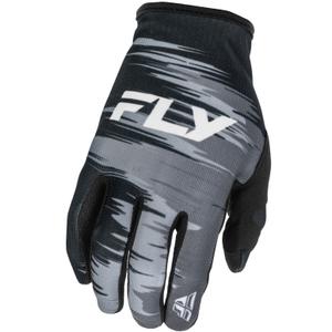 Mănuși motocross pentru femei FLY Racing - USA Lite negru-gri-alb