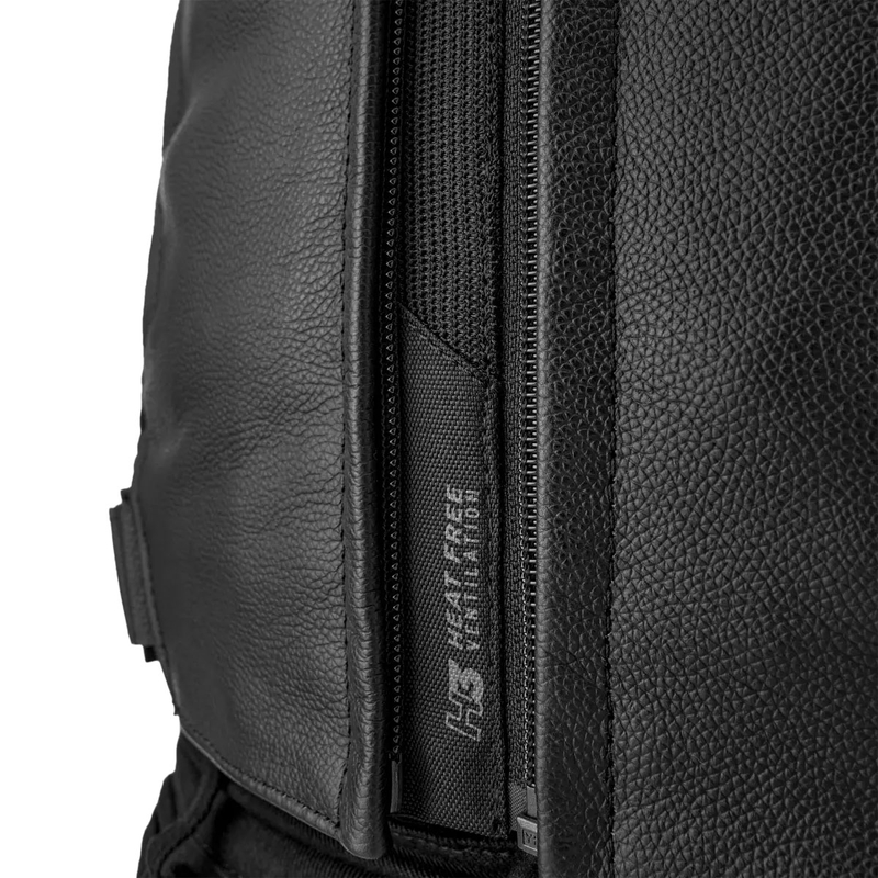 Geacă de motocicletă din piele Shima Bandit 2.0 negru-negru