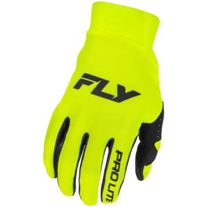 Mănuși motocross FLY Racing - USA Pro Lite hi-vis-negre