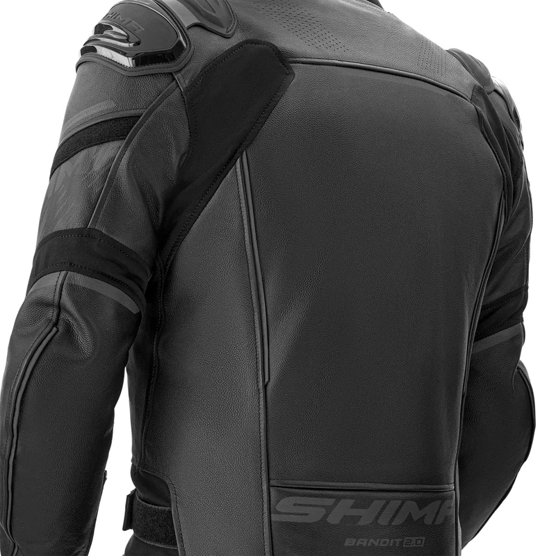 Geacă de motocicletă din piele Shima Bandit 2.0 negru-negru