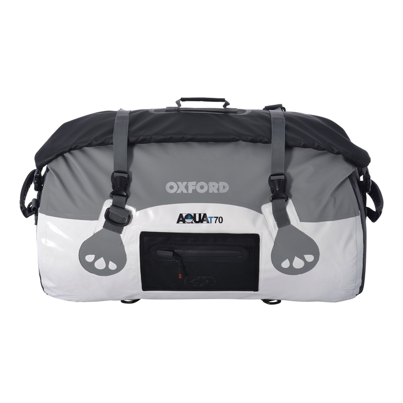 Rezistent la apă Oxford Aqua70 Roll Bag alb-gri