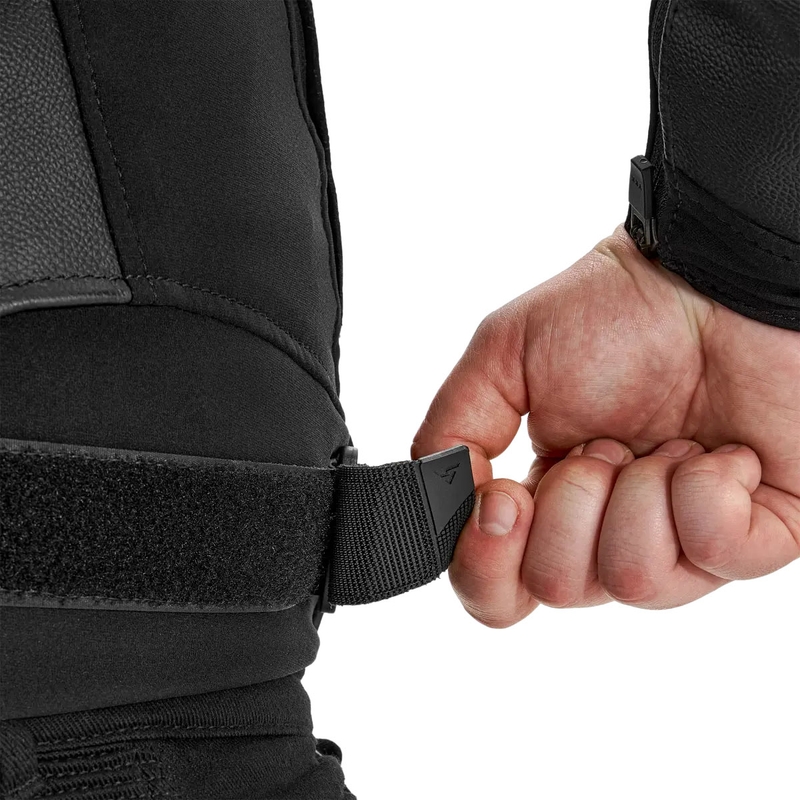 Geacă de motocicletă din piele Shima Bandit 2.0 negru-negru