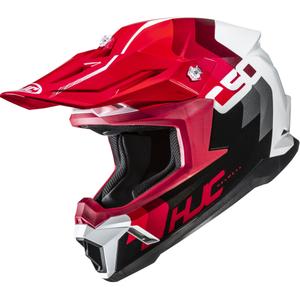 Cască motocross HJC C50 Primal MC1 negru-roșu-alb