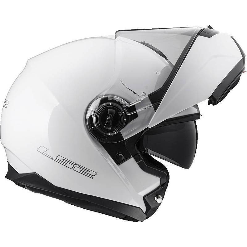 LS2 FF325 Strobe Strobe White Flip-up Casca de motocicletă lichidare