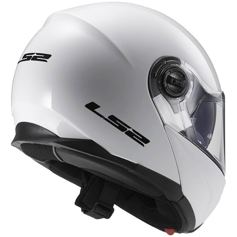 LS2 FF325 Strobe Strobe White Flip-up Casca de motocicletă lichidare