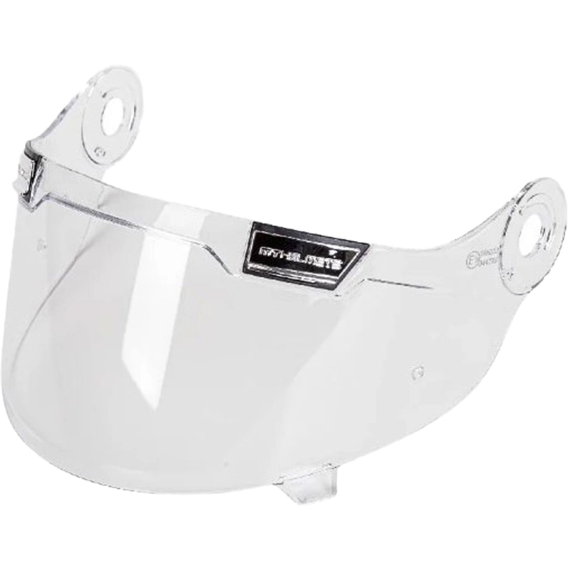 Plexiglass MT-V-32 Max Vision pentru căștile Jarama/Jarama SV transparent cu detalii argintii