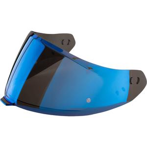 Plexiglas KDS-F-03 pentru casca Scorpion EXO-GT SP AIR oglinda albastra