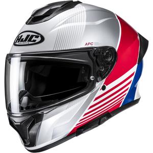Cască integrală pentru motocicletă HJC C71 Morix MC21 alb-roșu-albastru