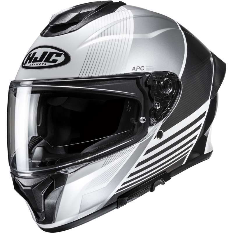 Cască integrală pentru motocicletă HJC C71 Morix MC5 negru-argintiu